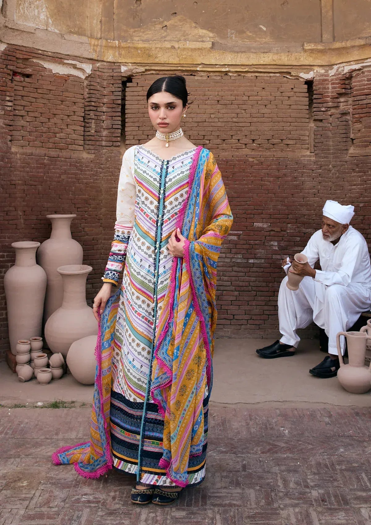 LAWN - KAHF - PRINTS CHIFFON COLLECTION '26 - KPS-2A YASMEEN