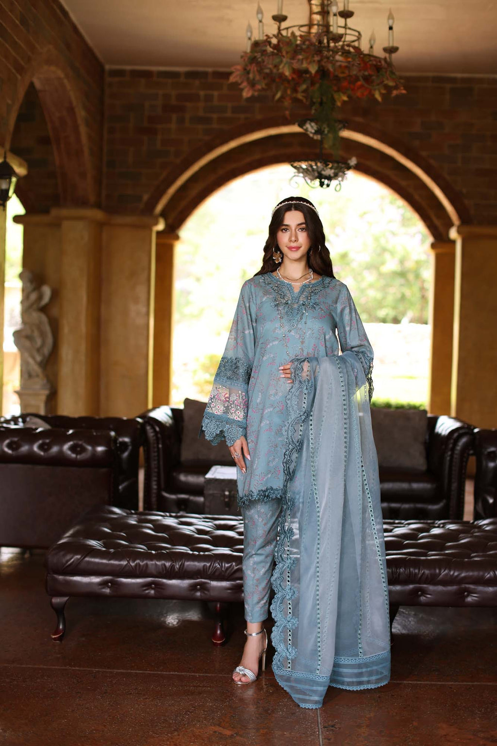 LAWN - NOOR BY SAADIA ASAD - EID LUXURY PRINTKARI'24 - D-2 - (SALE)