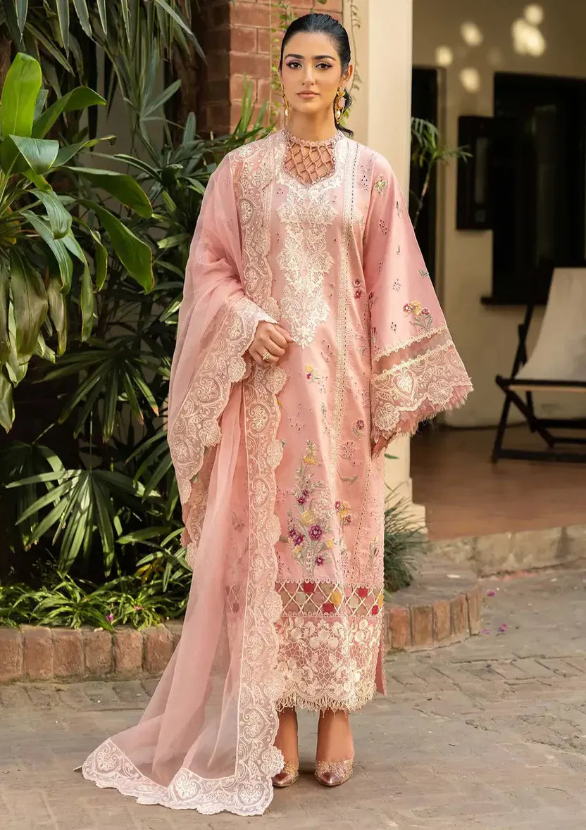 LAWN -  MARYAM HASSAIN - LUXURY LAWN VOL 2'25 - NAINA - (SALE)