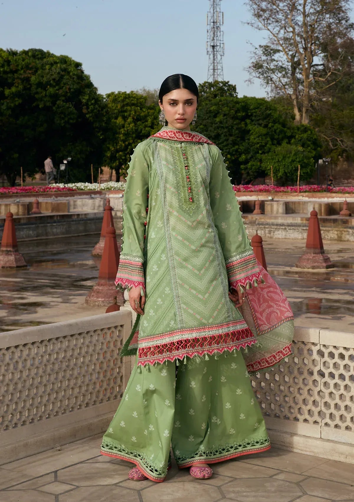 LAWN - KAHF - PRINTS CHIFFON COLLECTION '26 - KPS-6B GUL-BAHAR