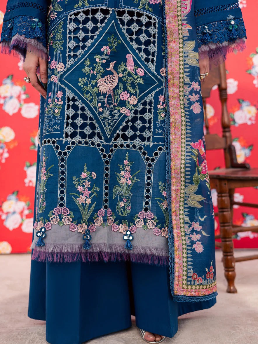 LAWN - PARISHAY  - DIL E RAQSUM  - DQ-12 - 3 PC LAWN