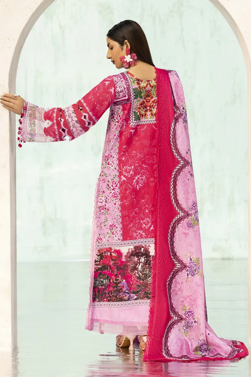 LAWN - PARISHAY  - IVY BLOOM - IB-14 - 3 PC LAWN