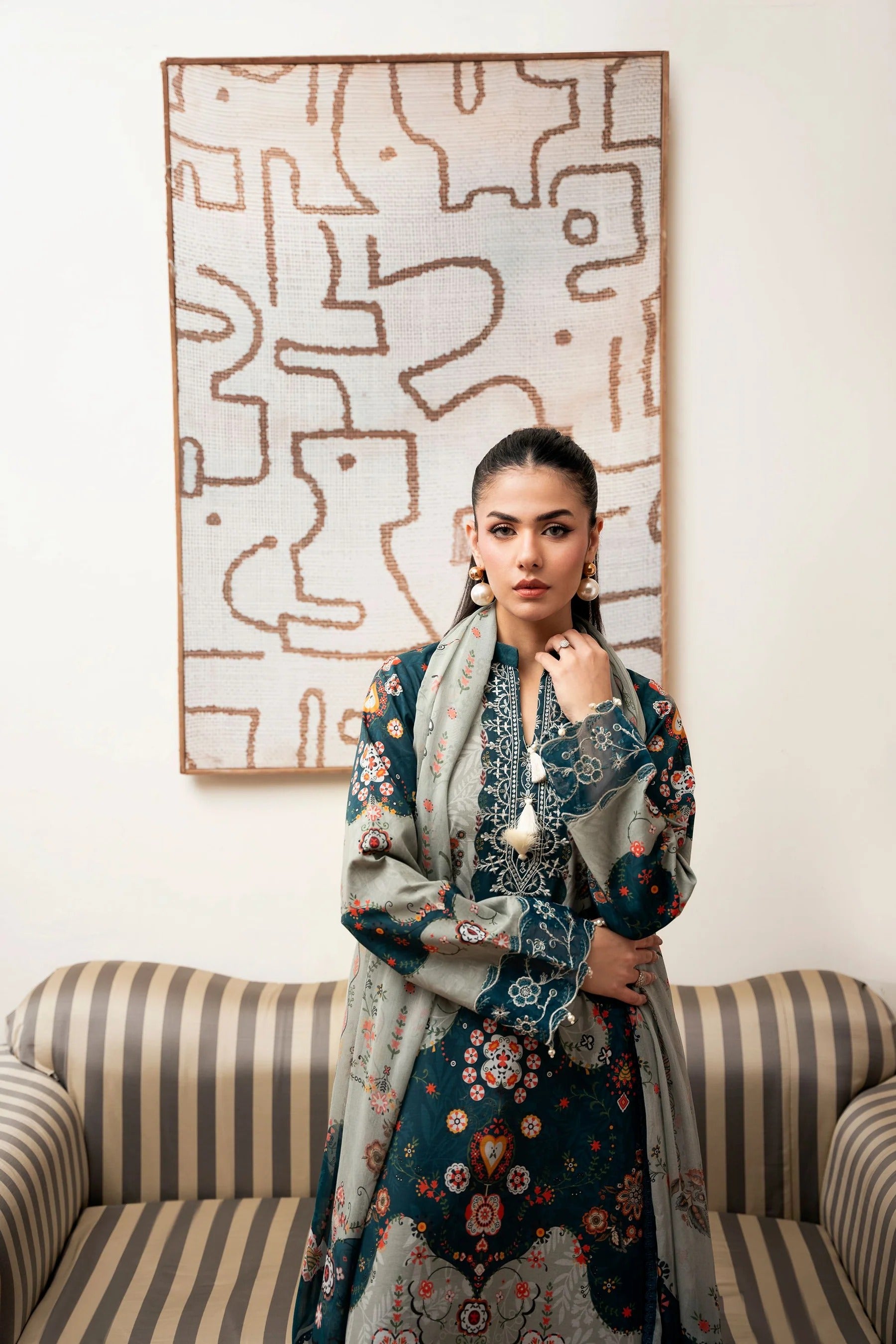 LAWN - CORAL - SERENE PRINTKARI'26 - CS -02-B