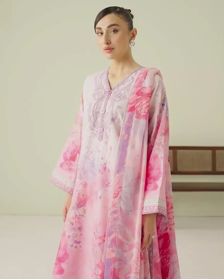 LAWN - ROHEENAZ - ROSETTE - PETAL WHISPERS