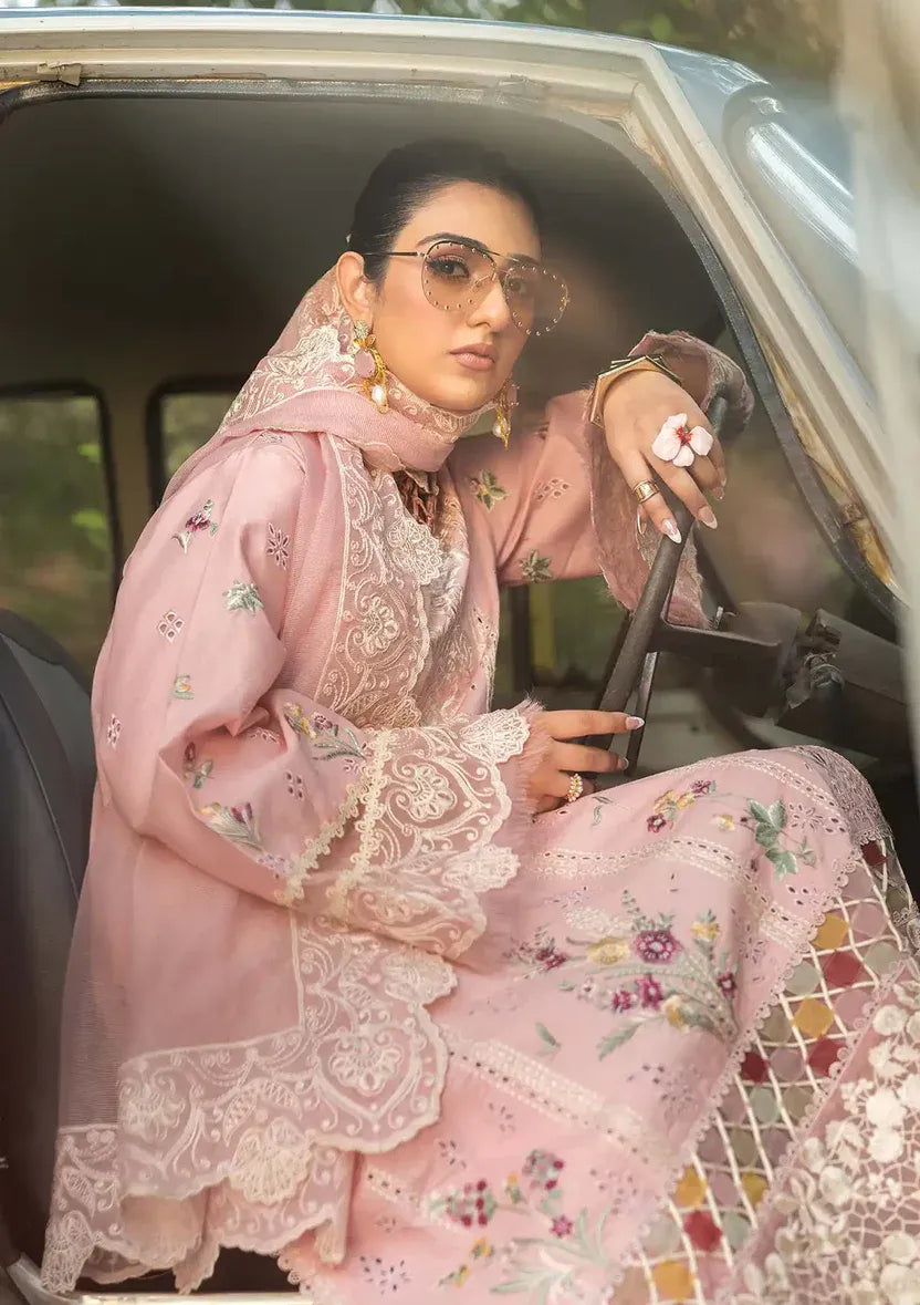 LAWN -  MARYAM HASSAIN - LUXURY LAWN VOL 2'25 - NAINA - (SALE)