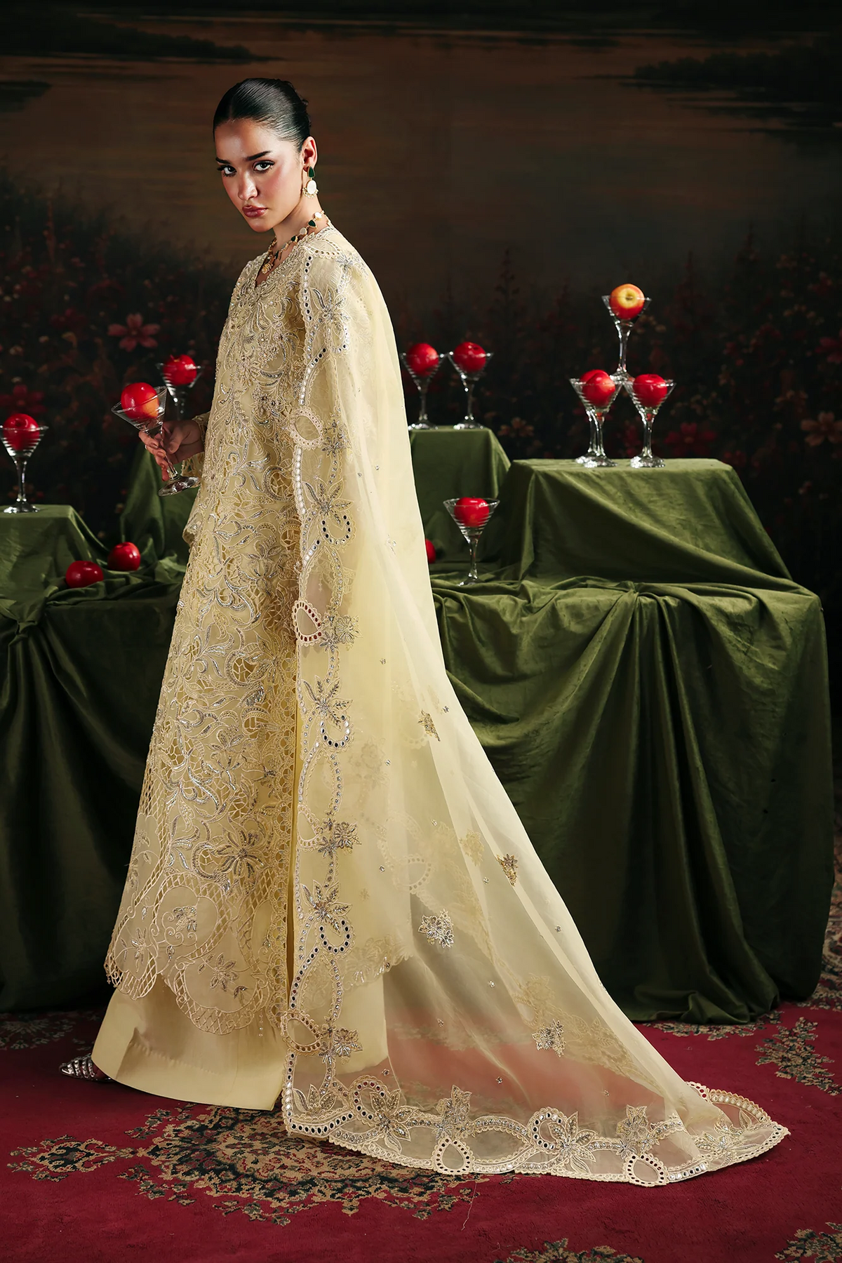 ORGANZA - RAJ BARI - SAGE FORMAL - SIMER