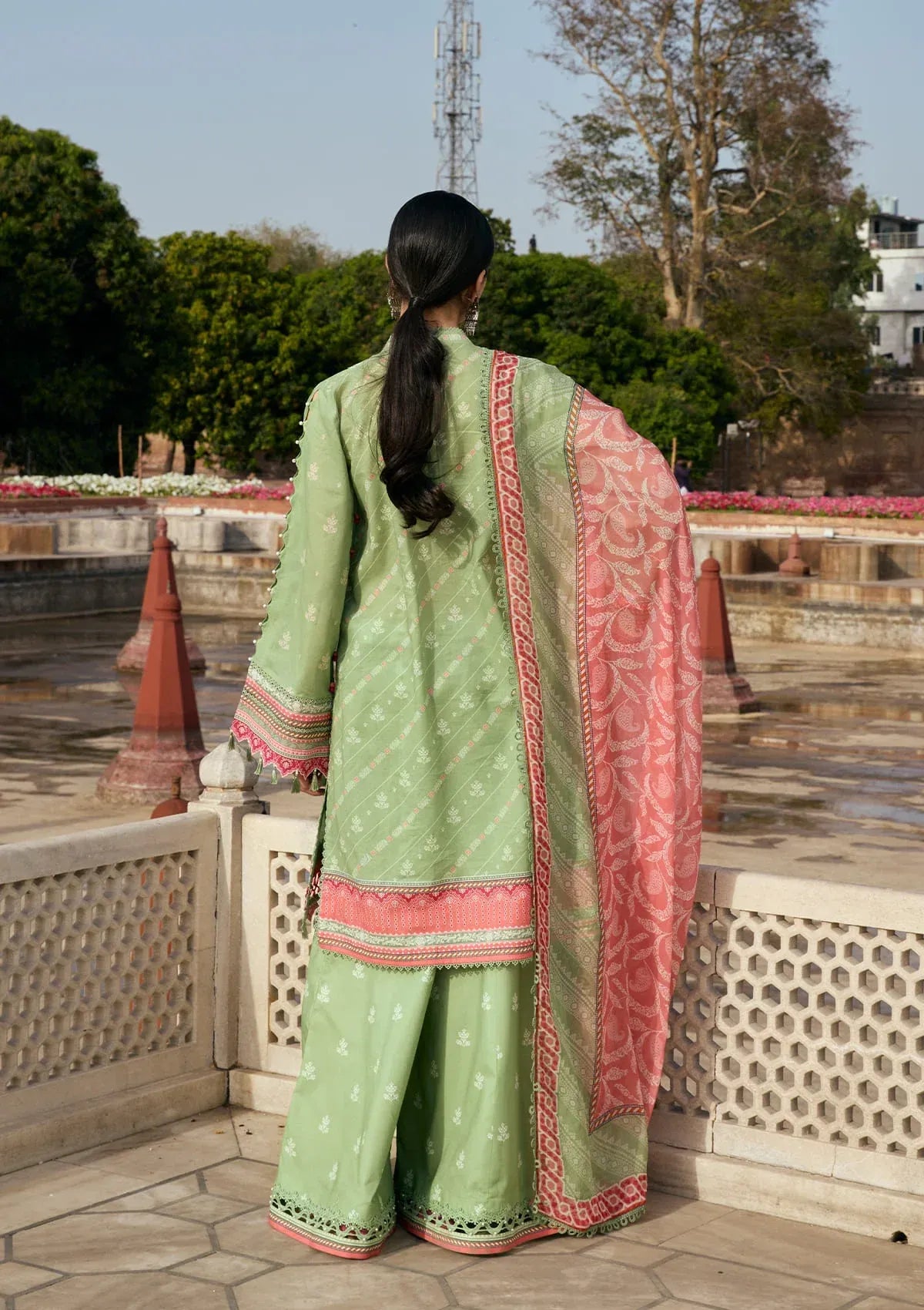 LAWN - KAHF - PRINTS CHIFFON COLLECTION '26 - KPS-6B GUL-BAHAR