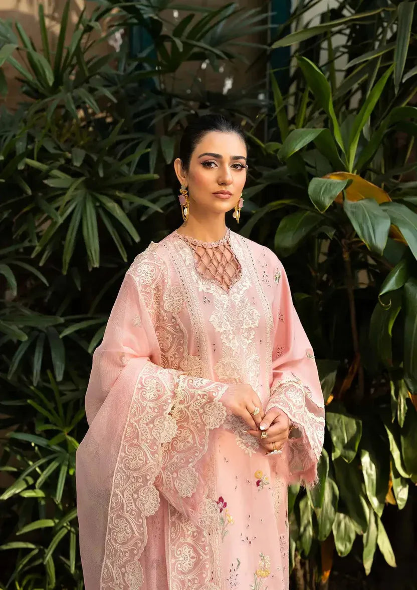 LAWN -  MARYAM HASSAIN - LUXURY LAWN VOL 2'25 - NAINA - (SALE)