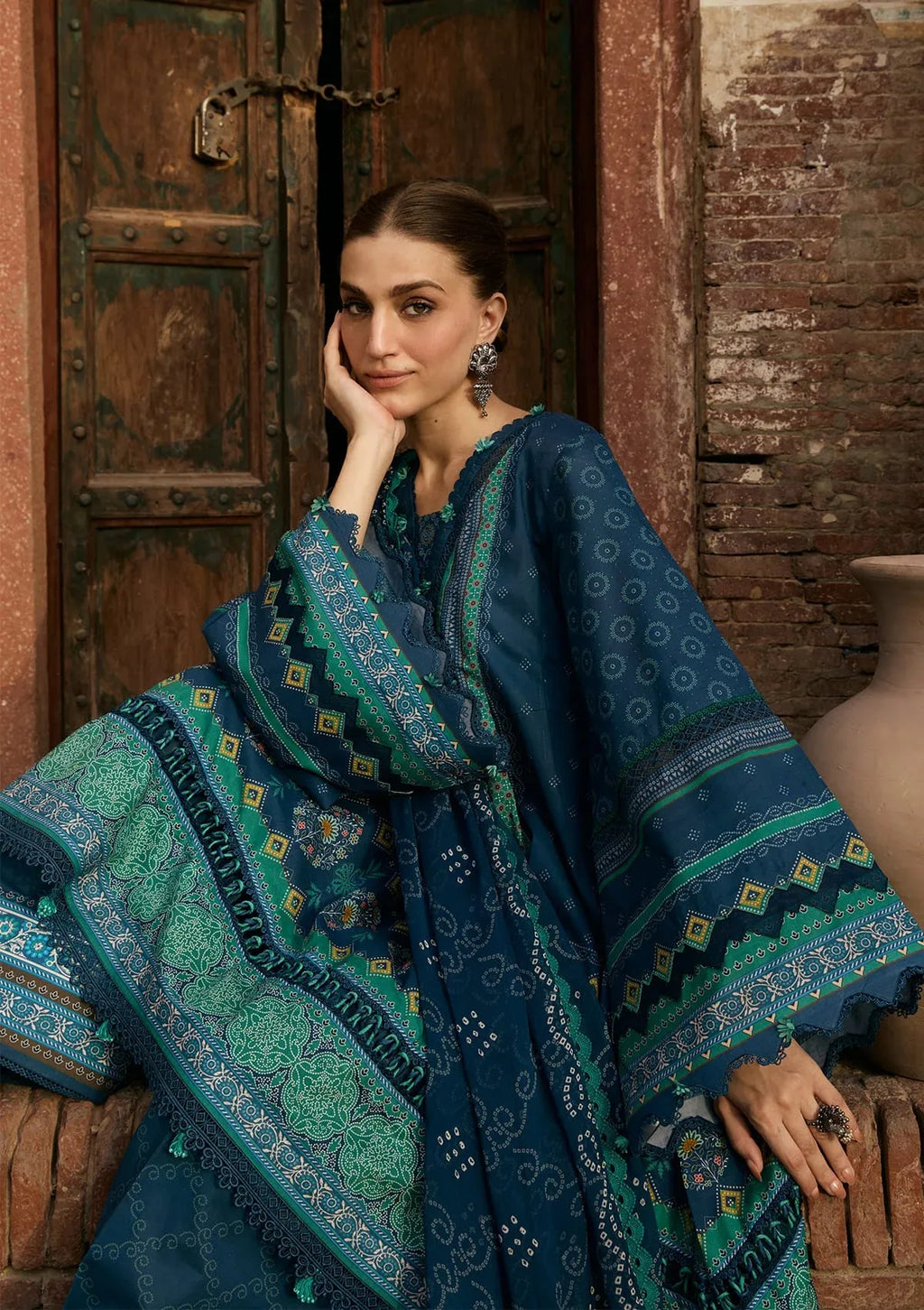 LAWN - KAHF - PRINTS CHIFFON COLLECTION '26 - KPS-1B SUMBUL
