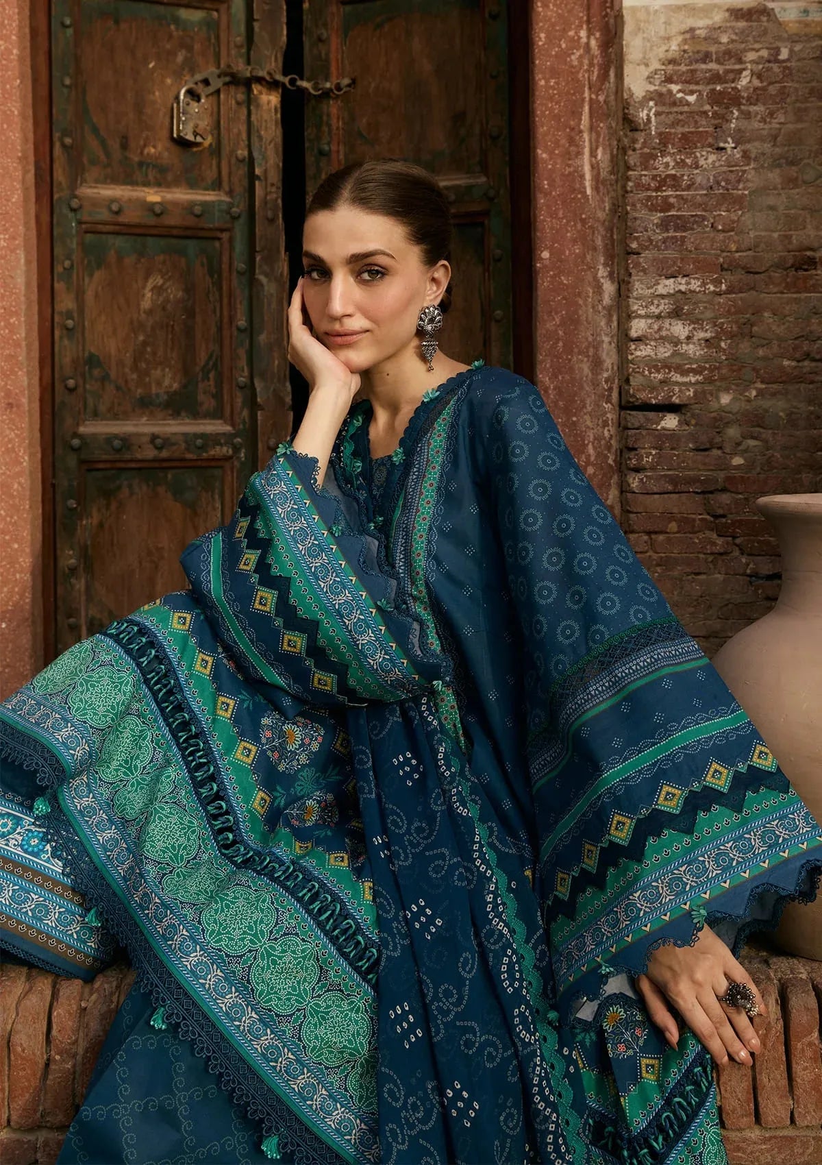 LAWN - KAHF - PRINTS CHIFFON COLLECTION '26 - KPS-1B SUMBUL