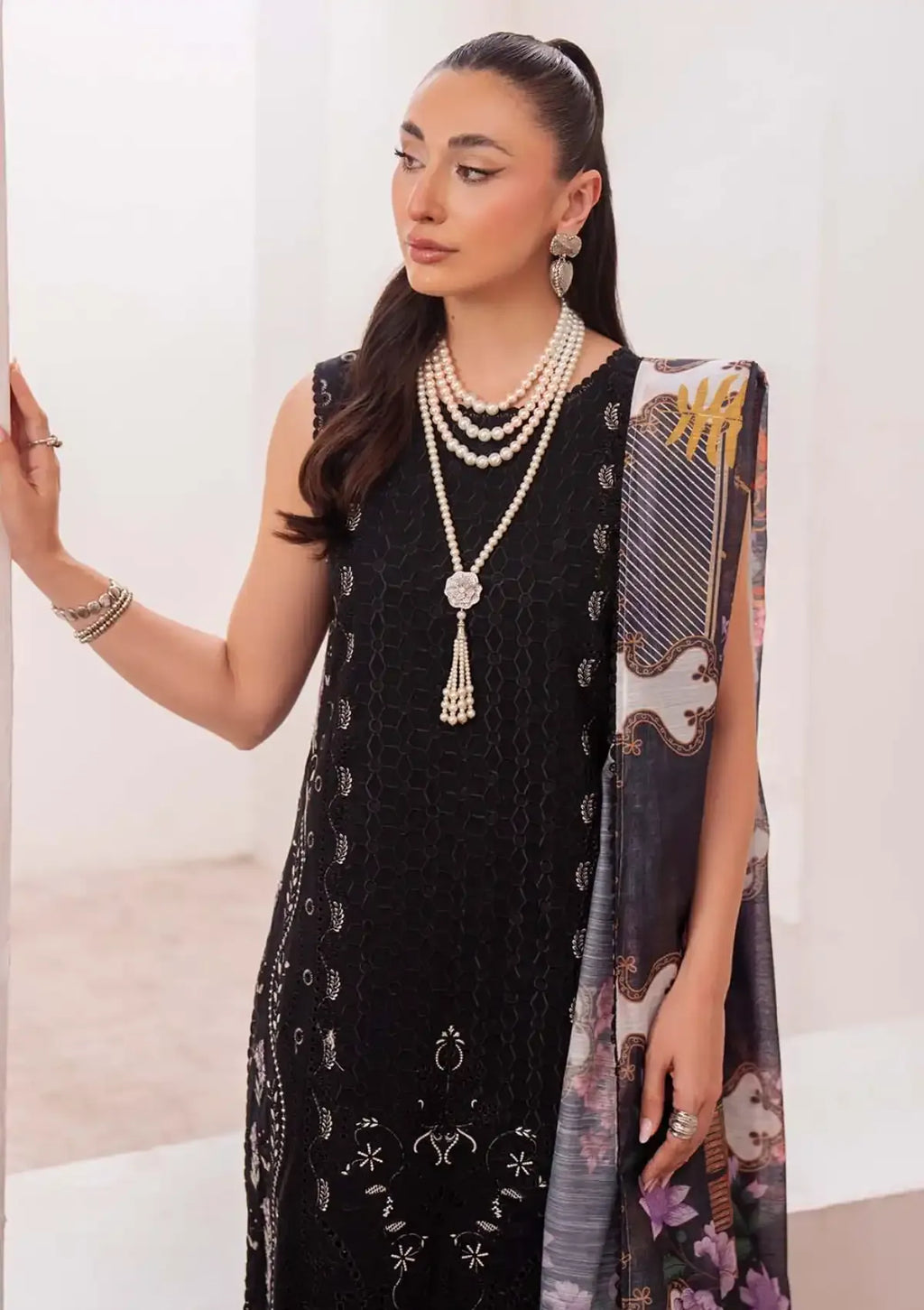 LAWN - NEESHAY - SYMPHONY (VOL II) LUXURY LAWN'25 - INKSTONE - (SALE)