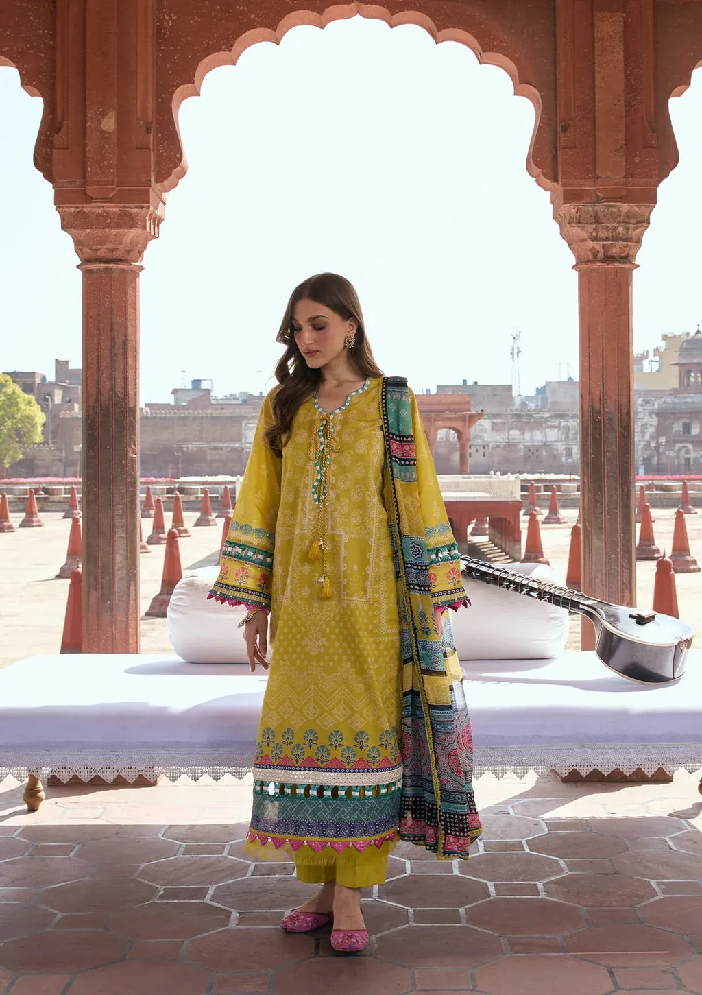 LAWN - KAHF - PRINTS CHIFFON COLLECTION '26 - KPS-8A ZARAFSHAN