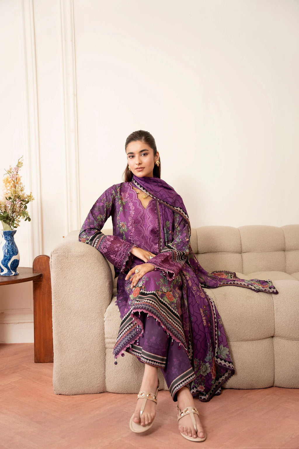 LAWN - CORAL - SERENE PRINTKARI'26 - CS -03-A