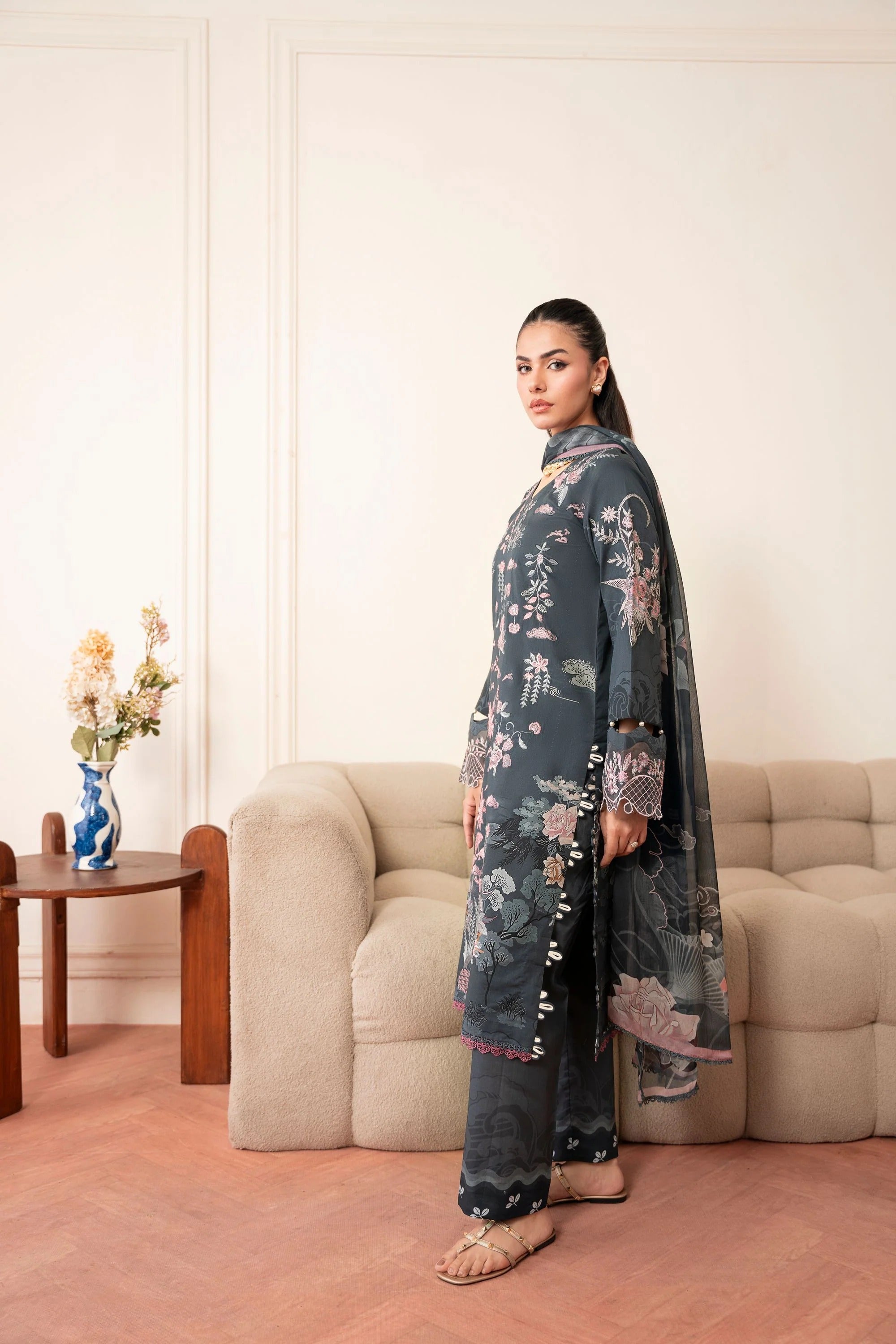 LAWN - CORAL - SERENE PRINTKARI'26 - CS -01-B