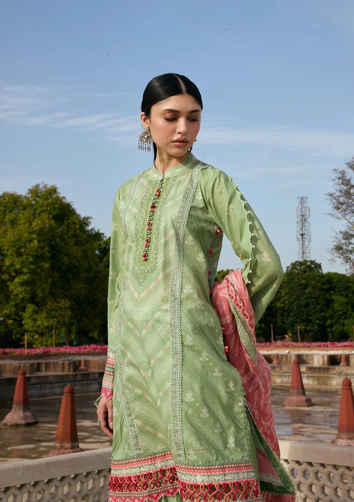 LAWN - KAHF - PRINTS CHIFFON COLLECTION '26 - KPS-6B GUL-BAHAR