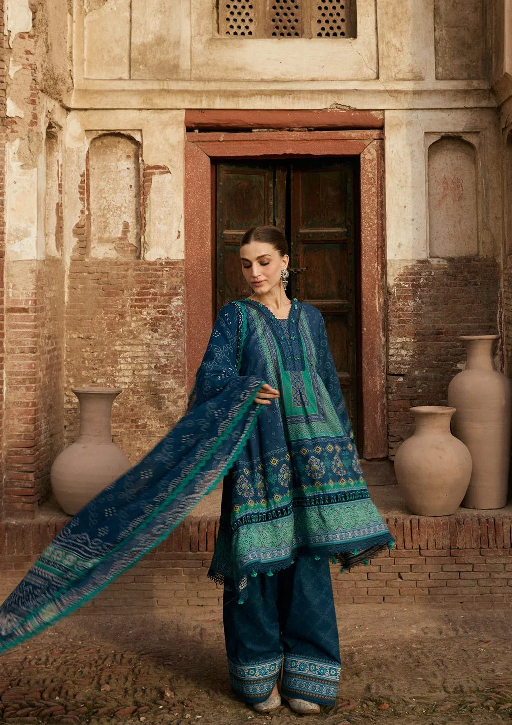 LAWN - KAHF - PRINTS CHIFFON COLLECTION '26 - KPS-1B SUMBUL
