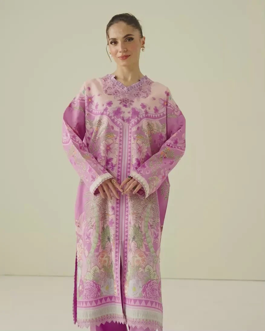 LAWN - ROHEENAZ - ROSETTE - SOFT SOLSTICE - (SALE)