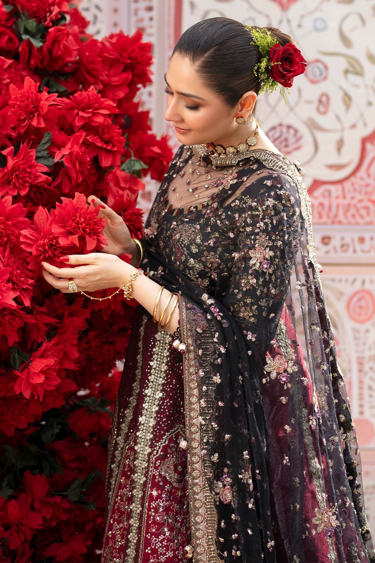CHIFFON - NUREH - JHOOMRO LUXURY FORMAL - NL-95 EMARA