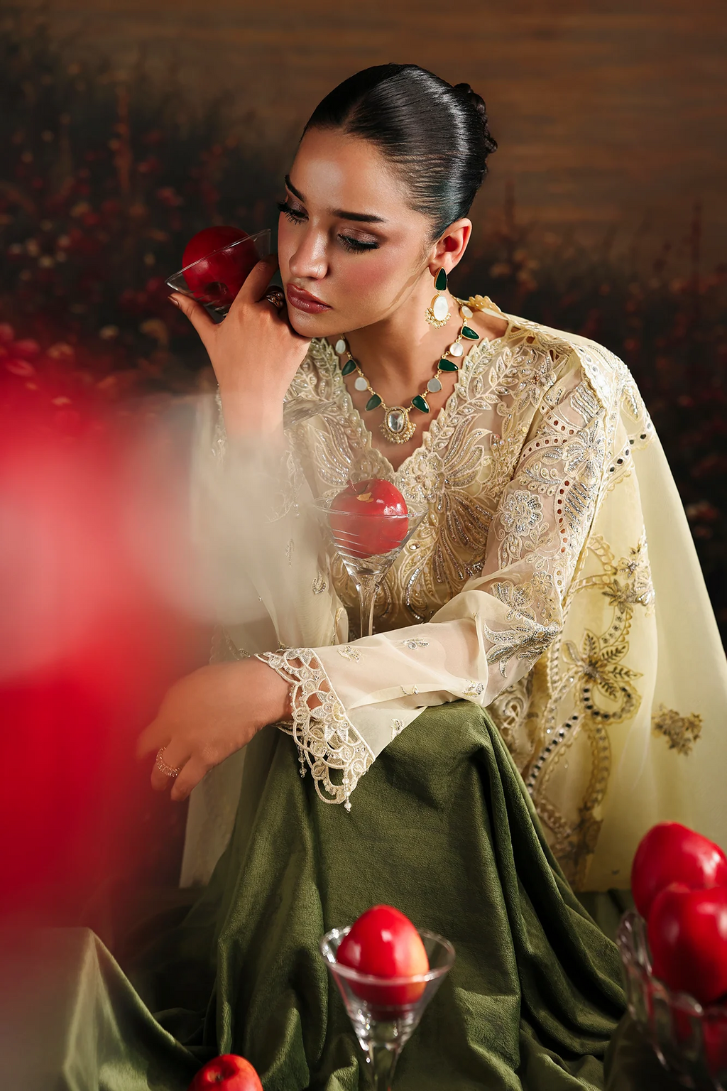 ORGANZA - RAJ BARI - SAGE FORMAL - SIMER