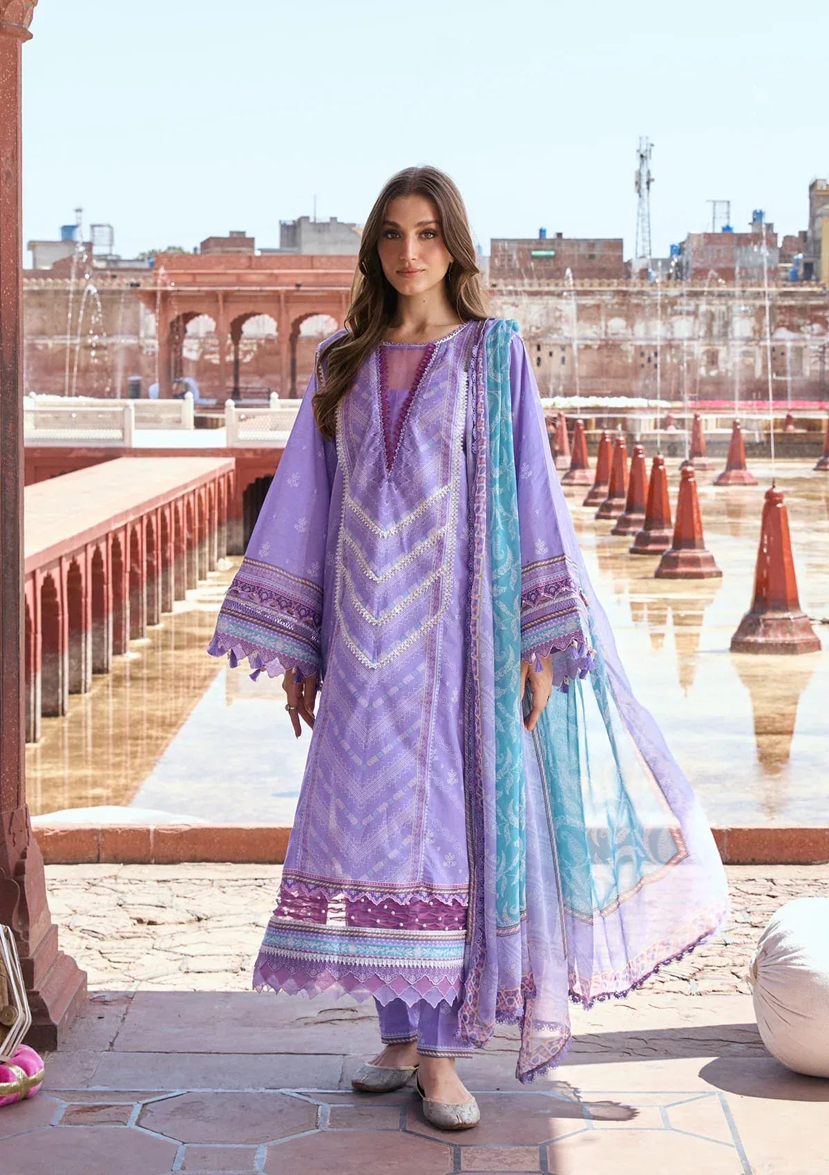 LAWN - KAHF - PRINTS CHIFFON COLLECTION '26 - KPS-6A NAJAM
