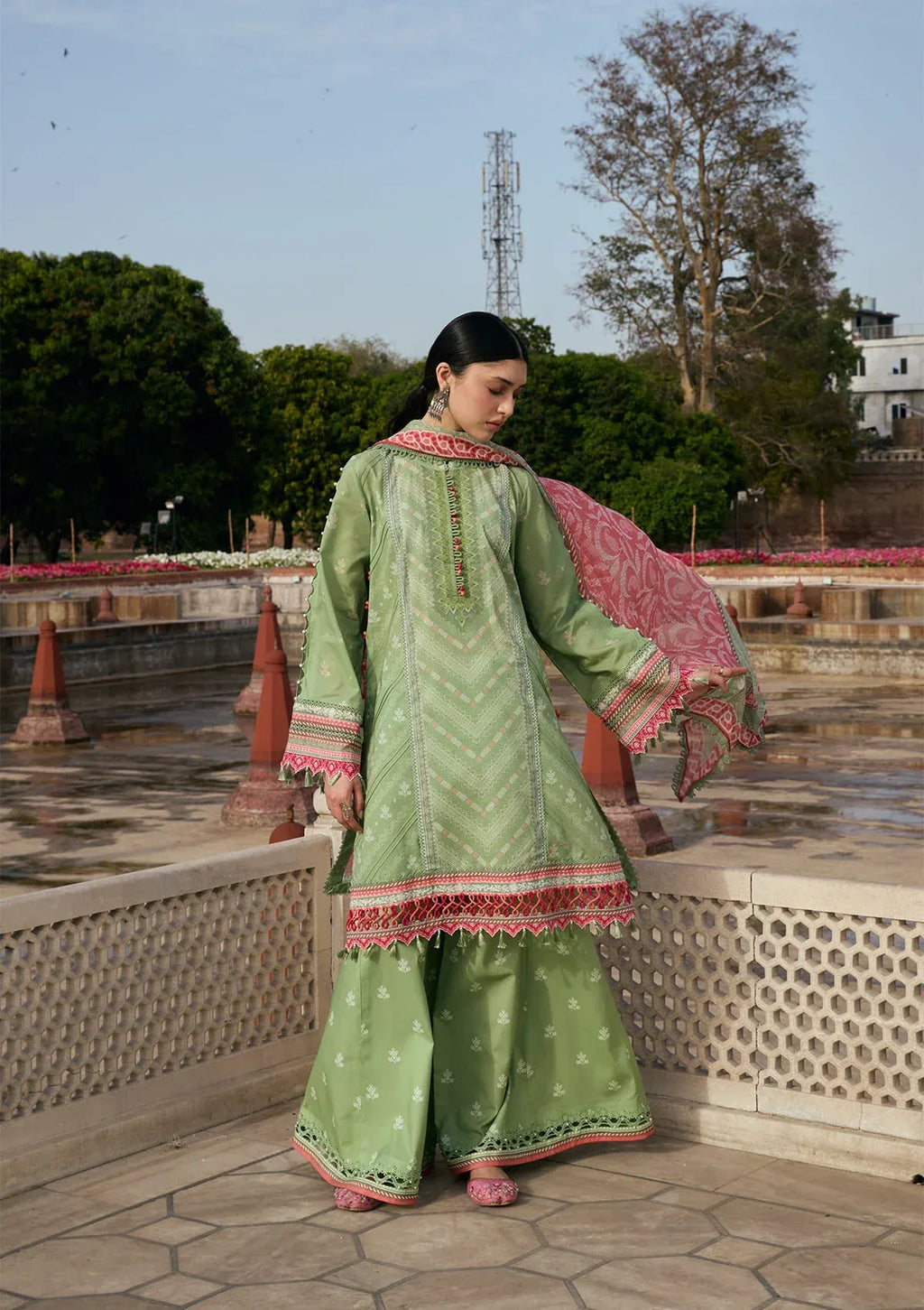 LAWN - KAHF - PRINTS CHIFFON COLLECTION '26 - KPS-6B GUL-BAHAR