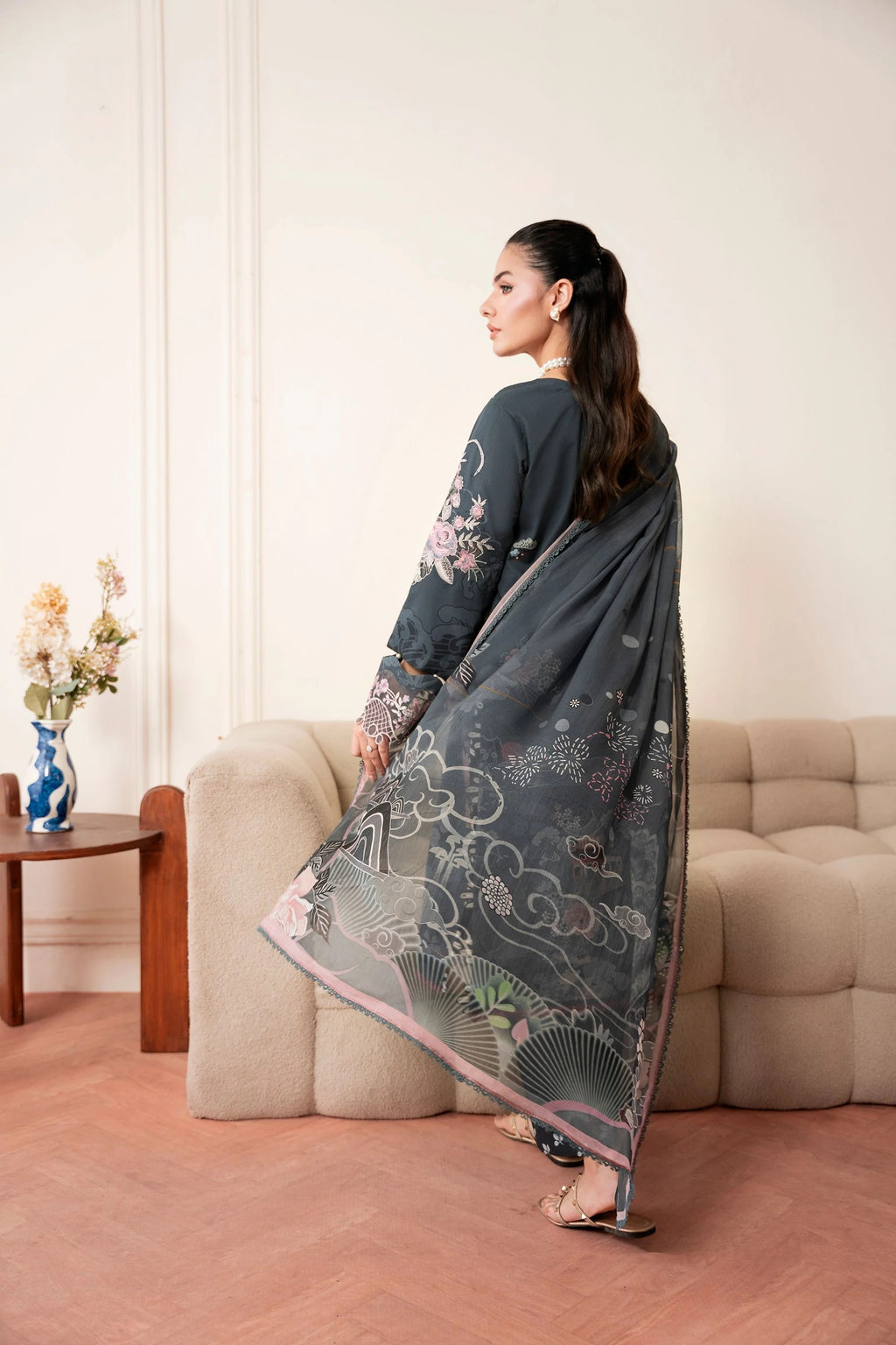 LAWN - CORAL - SERENE PRINTKARI'26 - CS -01-B