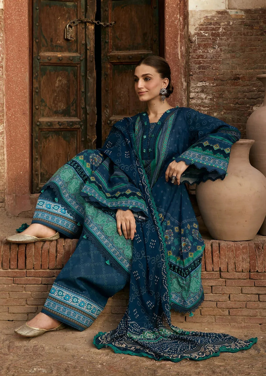 LAWN - KAHF - PRINTS CHIFFON COLLECTION '26 - KPS-1B SUMBUL