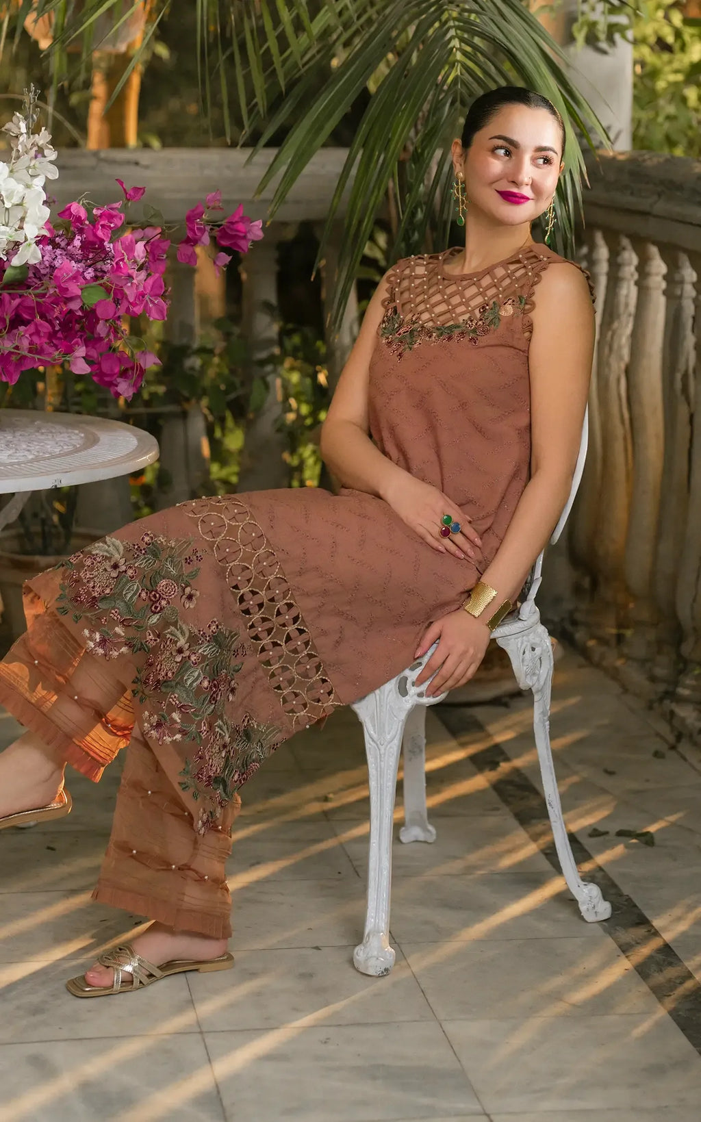 LAWN - ASIFA NABEEL - GILKARI - SAFFRON DAY GKL-04 - (SALE)