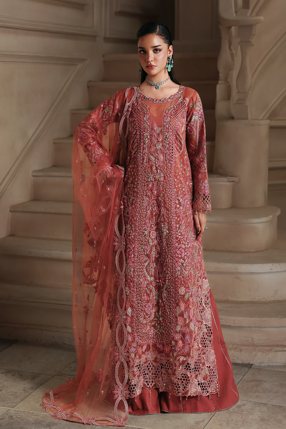 ORGANZA - RAJ BARI - SAGE FORMAL - AMELY
