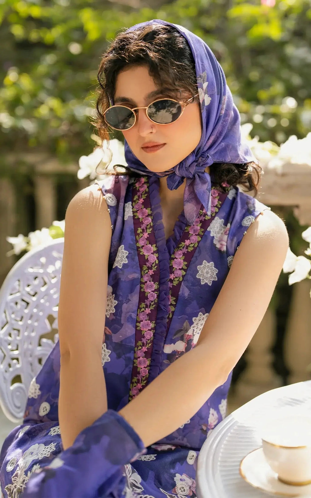 LAWN - ASIFA NABEEL - GULKARI  - OPHELIA GKL-11 - (SALE)