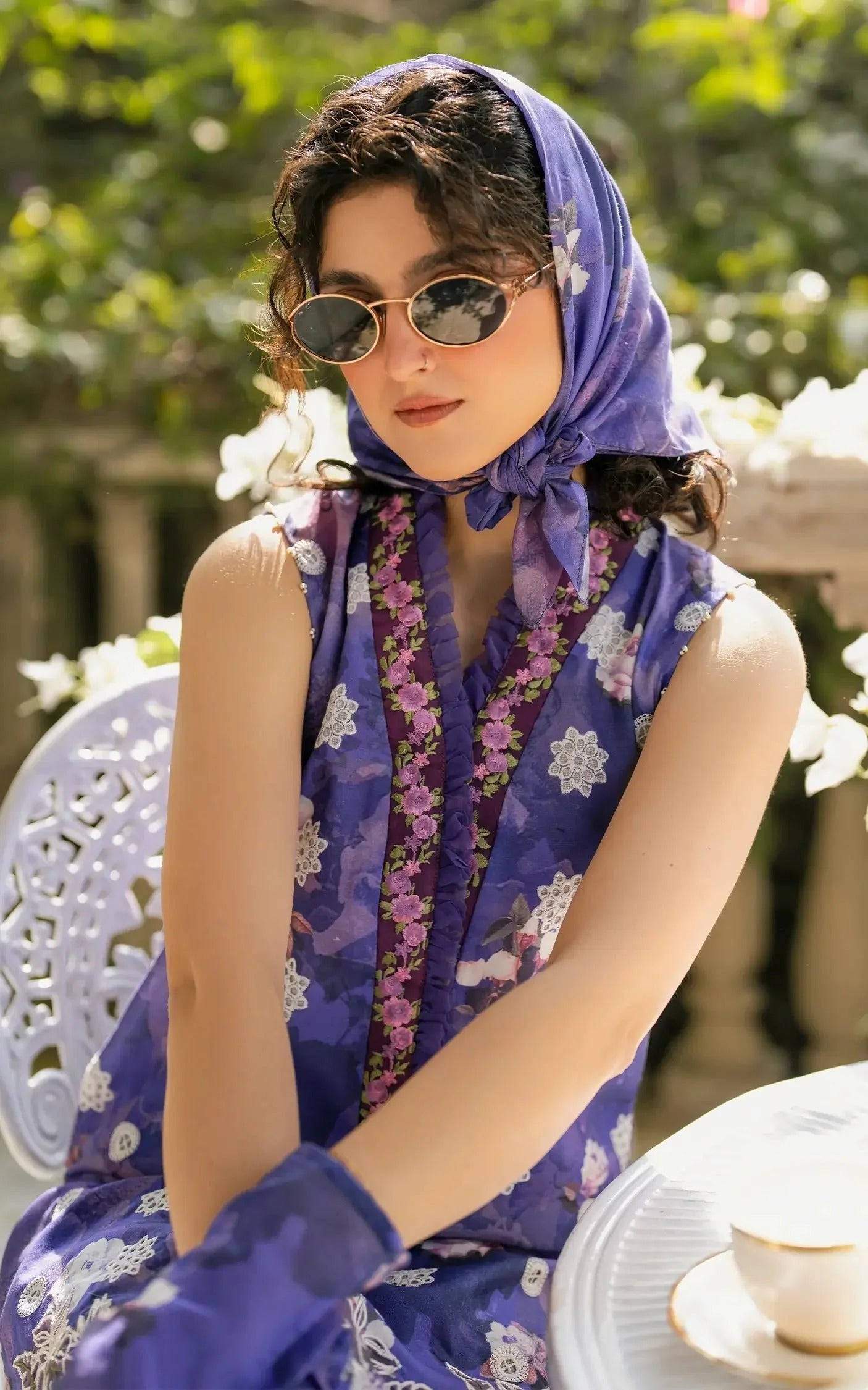 LAWN - ASIFA NABEEL - GULKARI  - OPHELIA GKL-11 - (SALE)