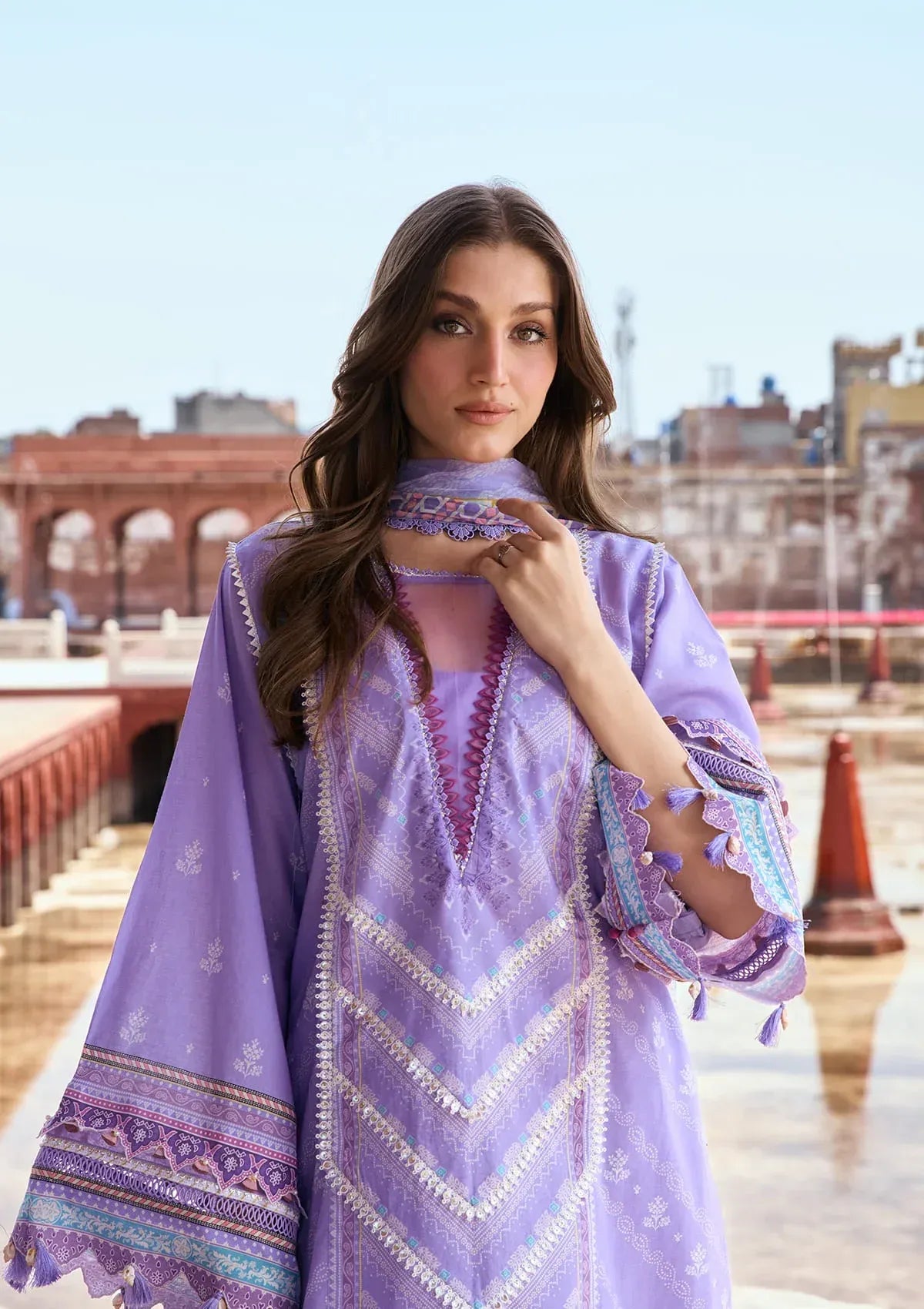 LAWN - KAHF - PRINTS CHIFFON COLLECTION '26 - KPS-6A NAJAM