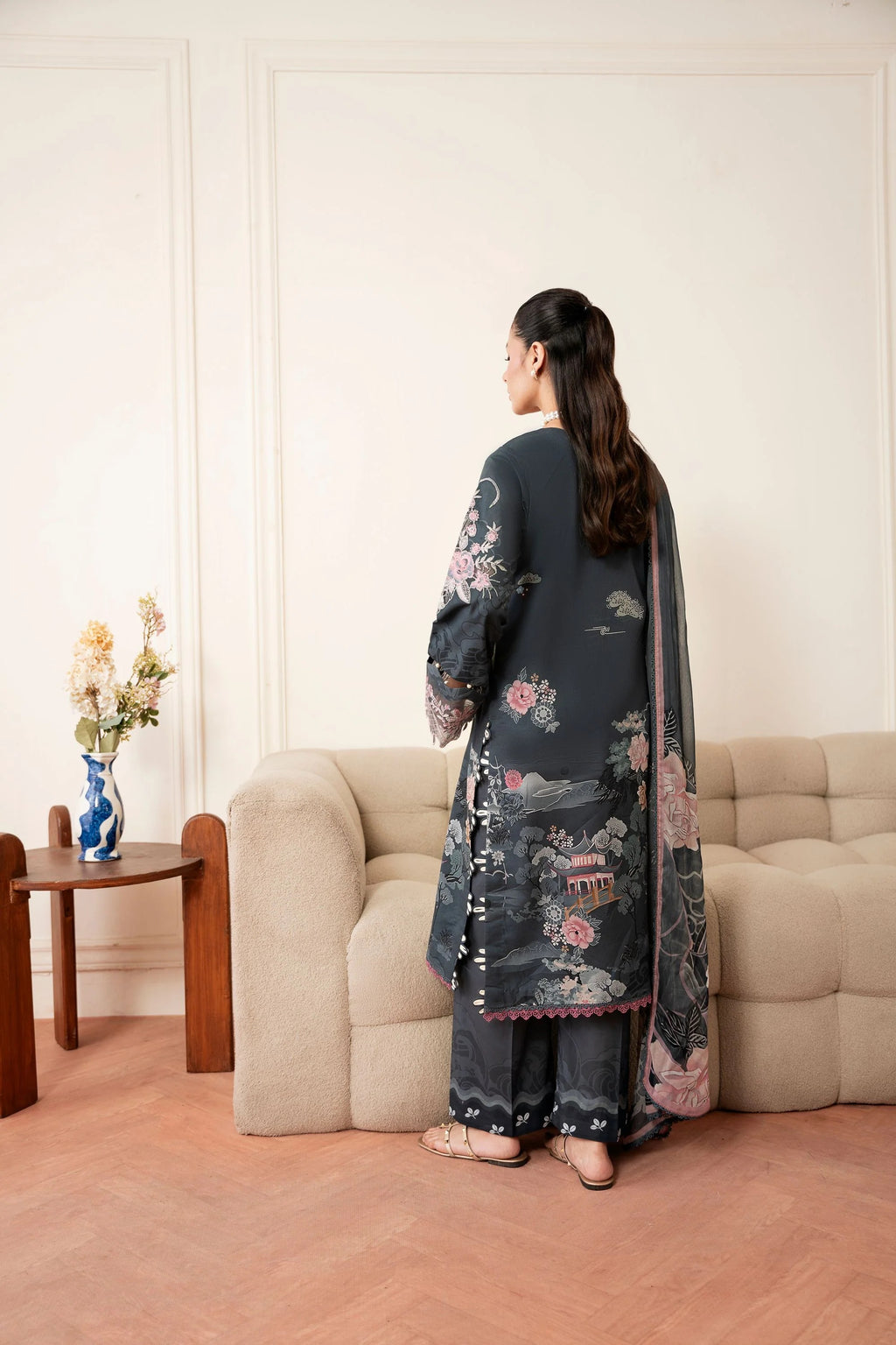 LAWN - CORAL - SERENE PRINTKARI'26 - CS -01-B
