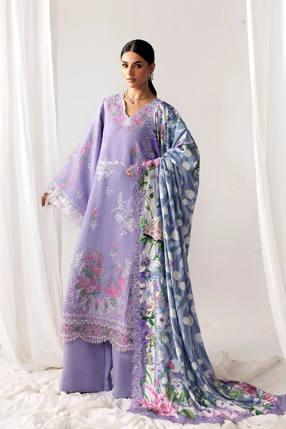 KARANDI - NAQSH - ALLURE - DUSTY LAVENDER