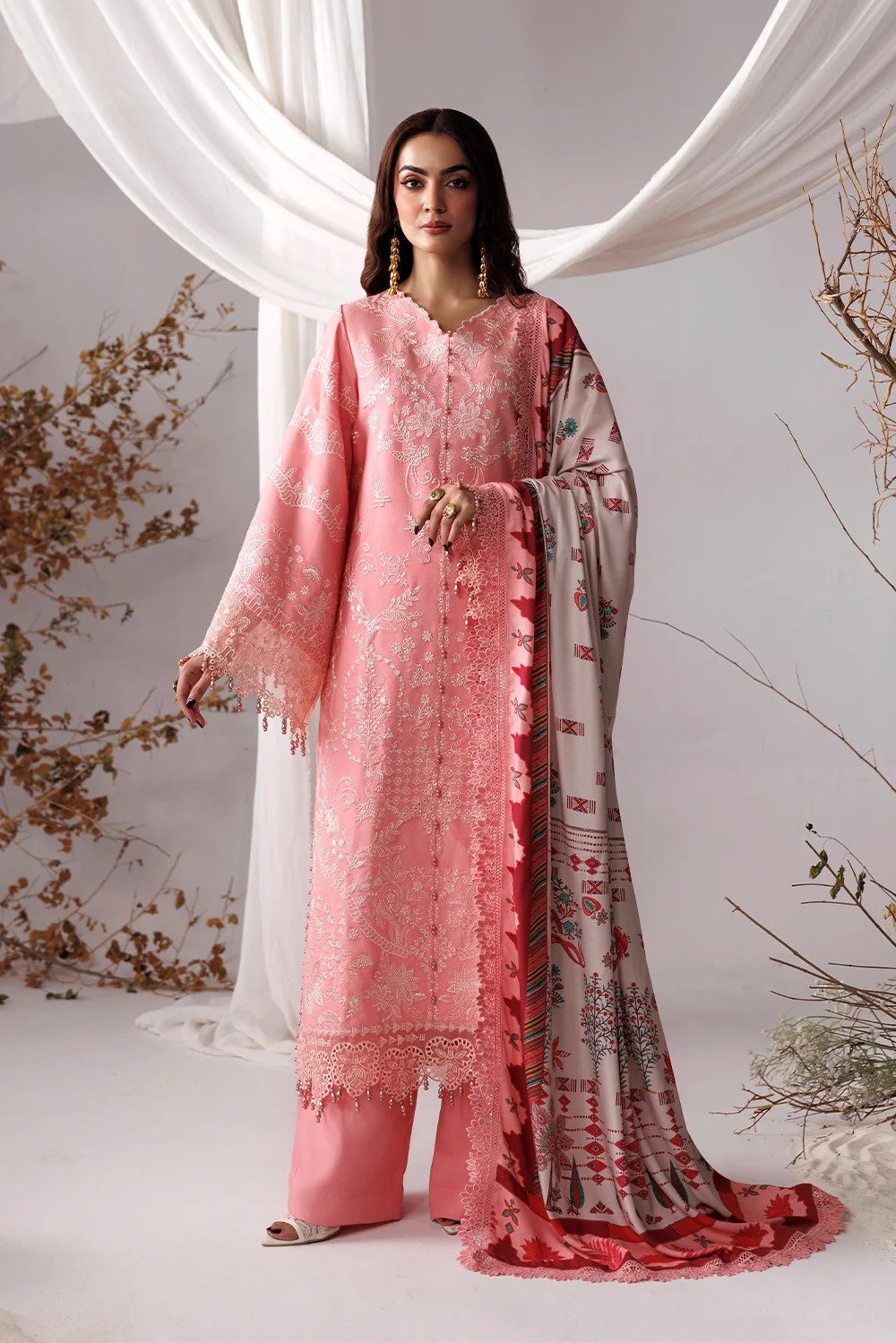 KARANDI - NAQSH - ALLURE - FLAMINGO PINK