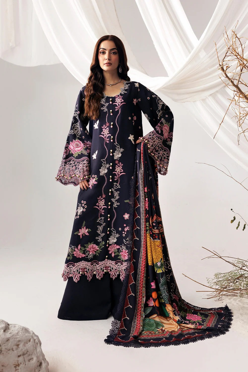 KARANDI - NAQSH - ALLURE - BLEACHED CEDAR