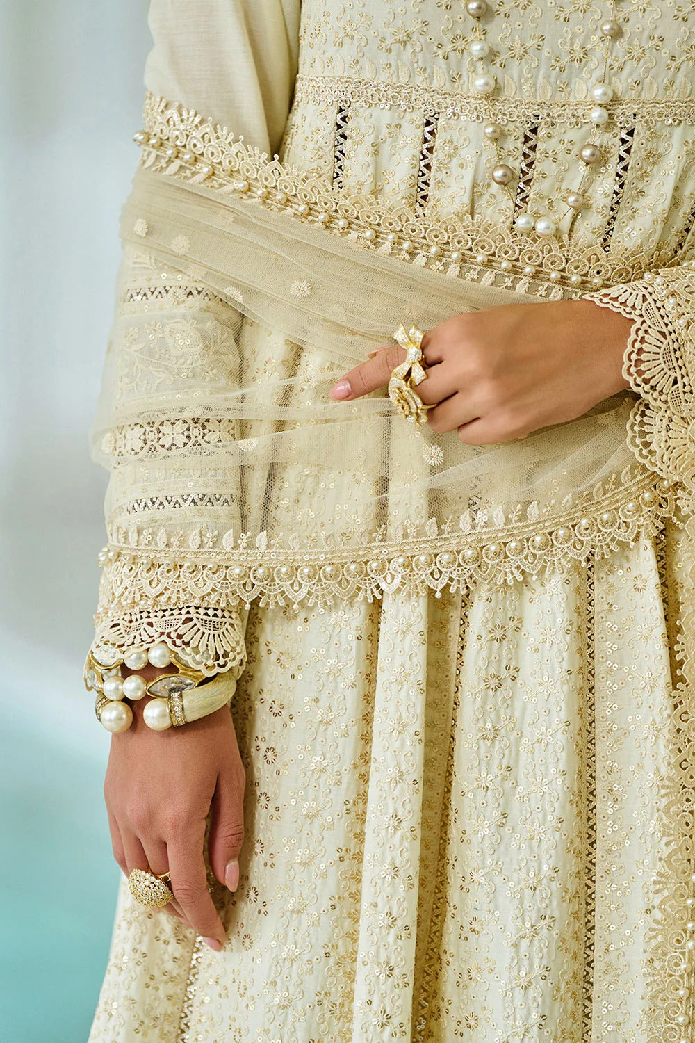 Design 1A Luxury Lawn Eid Edition 2026 Unstitched LEE26-1A