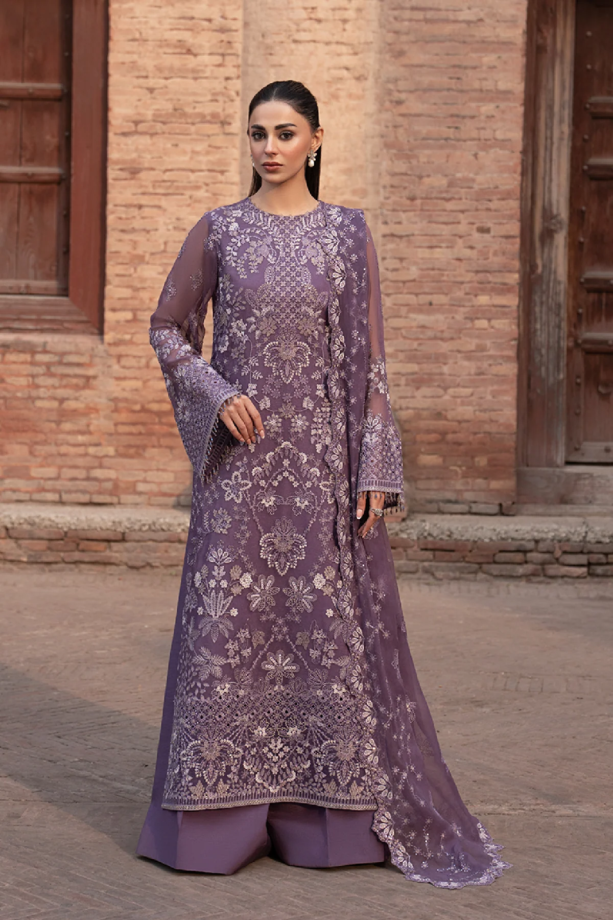 CHIFFON - LAVISH - HUMSAFER - PALE PURPLE