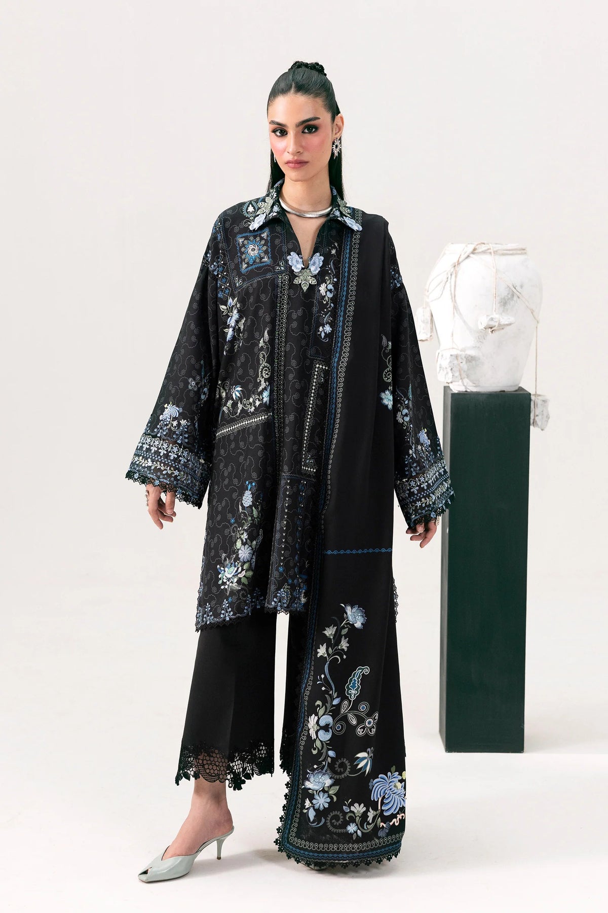 LINEN - QALAMKAR - Q PRINT - LUNA