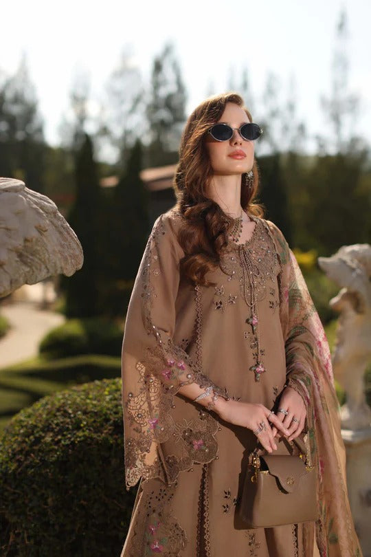 LAWN - NOOR BY SAADIA ASAD - SCHIFFLI - D8 - A - Selene